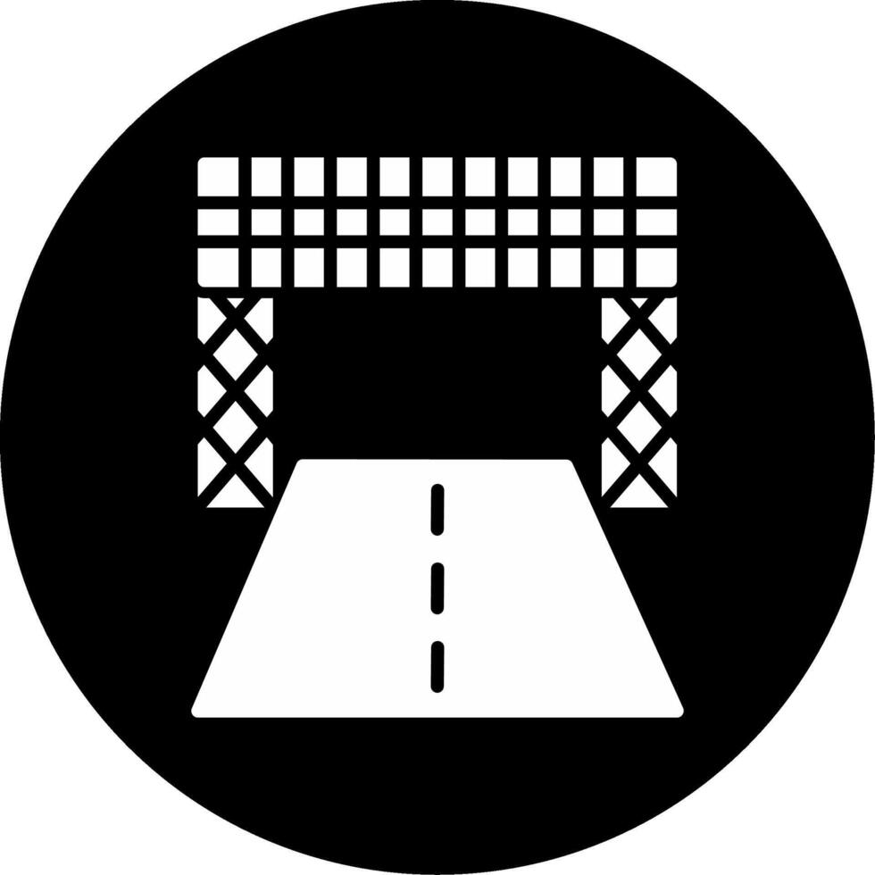 Rennstrecke Vektor Symbol