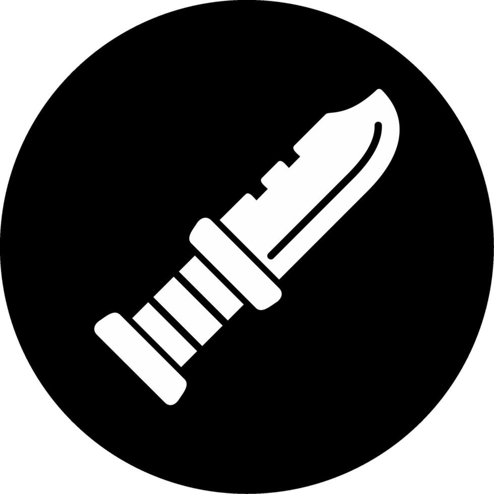 Militär- Messer Vektor Symbol