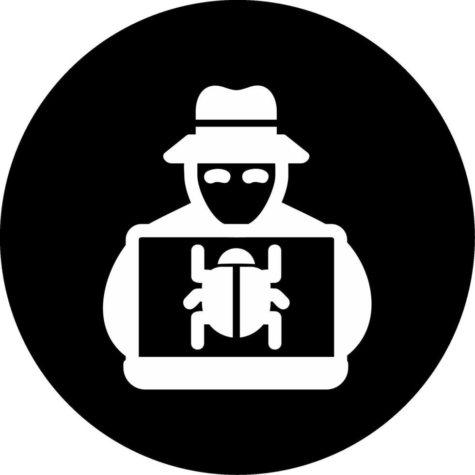 Hacker-Vektor-Symbol vektor