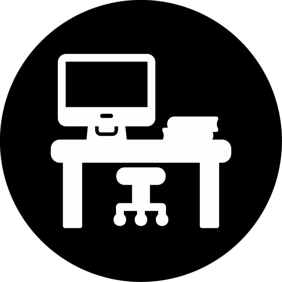 skrivbord vektor ikon