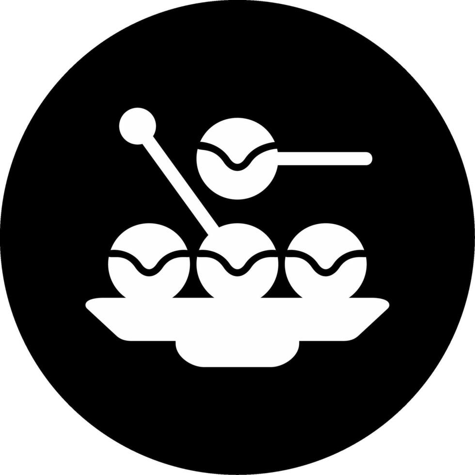 takoyaki vektor ikon