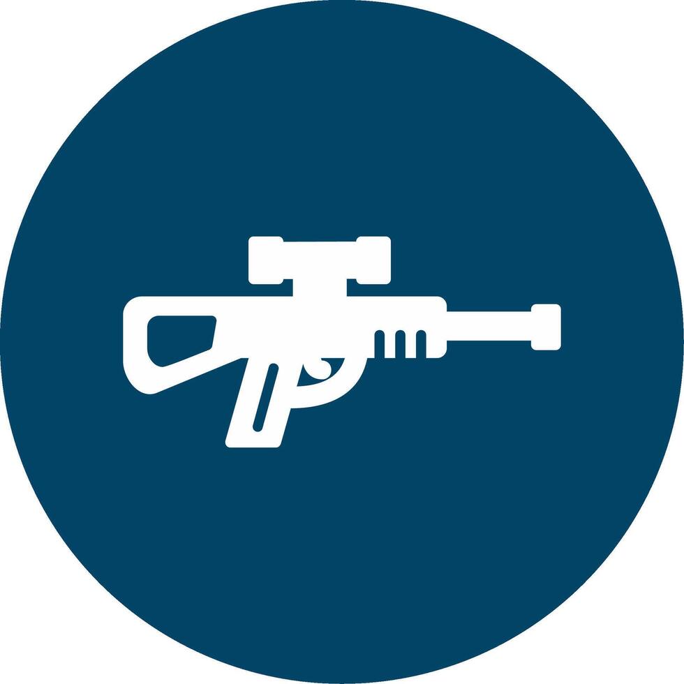 Scharfschütze Gewehr Vektor Symbol