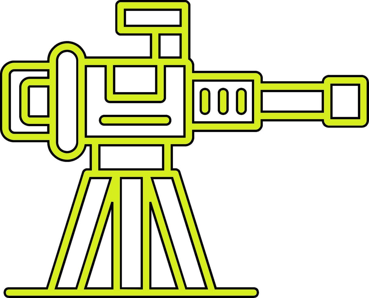 tung maskin pistol vektor ikon