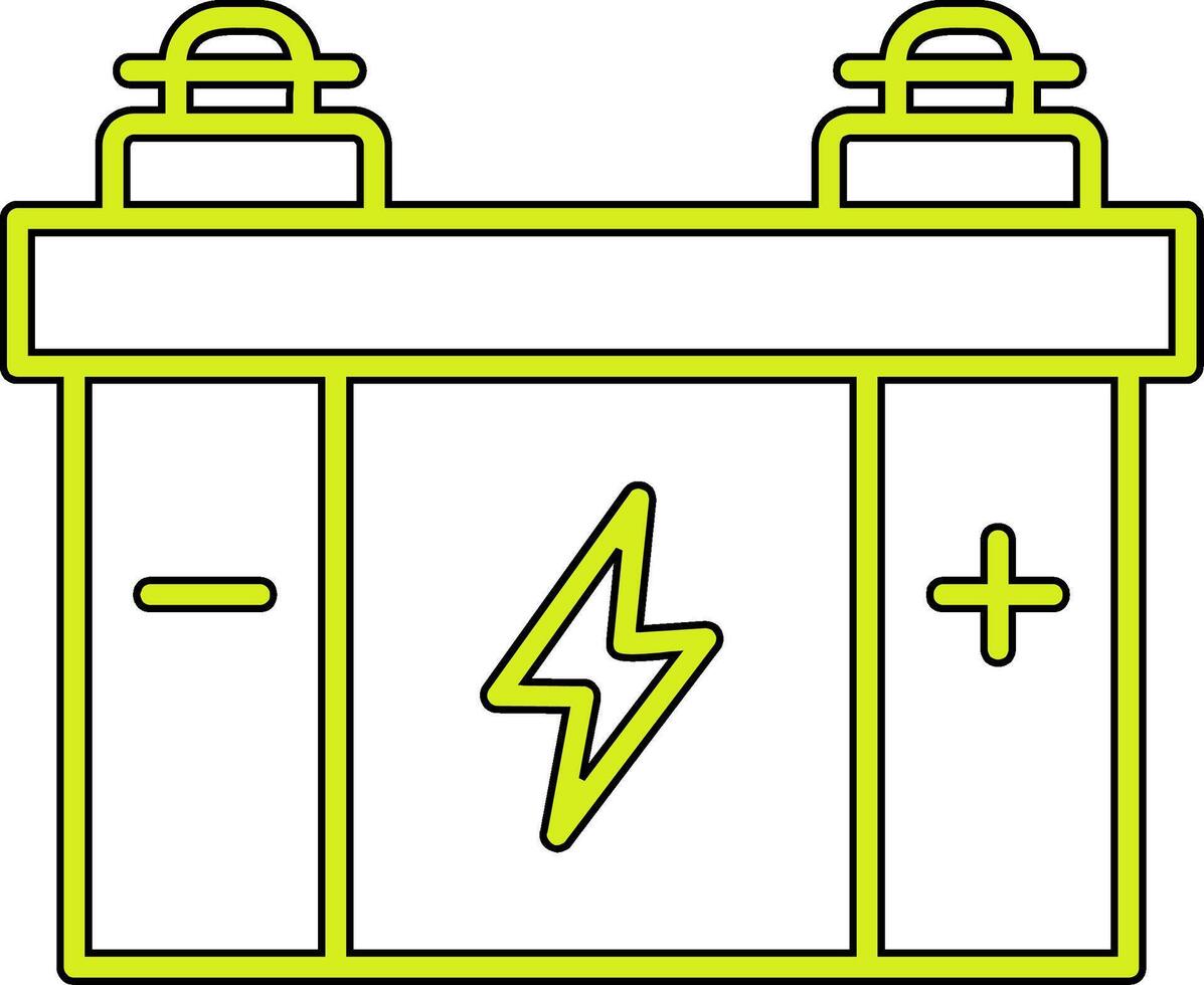 Autobatterie-Vektorsymbol vektor