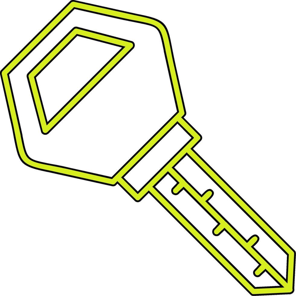 Vektorsymbol für Autoschlüssel vektor