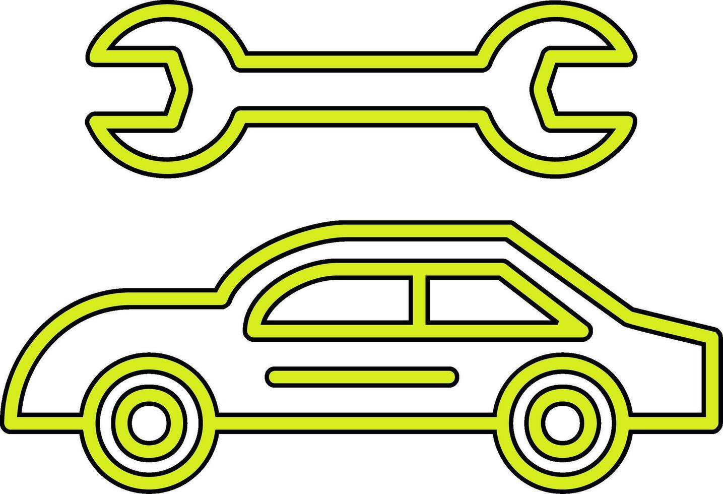 Auto Reparatur Vektor Symbol