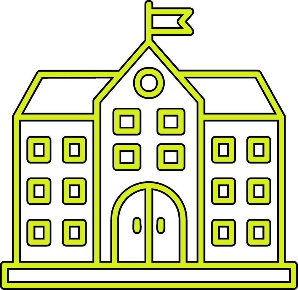 Universität Gebäude Vektor Symbol