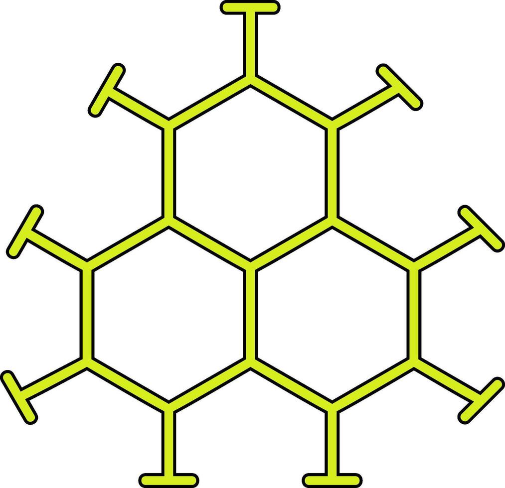 Molekül-Vektor-Symbol vektor