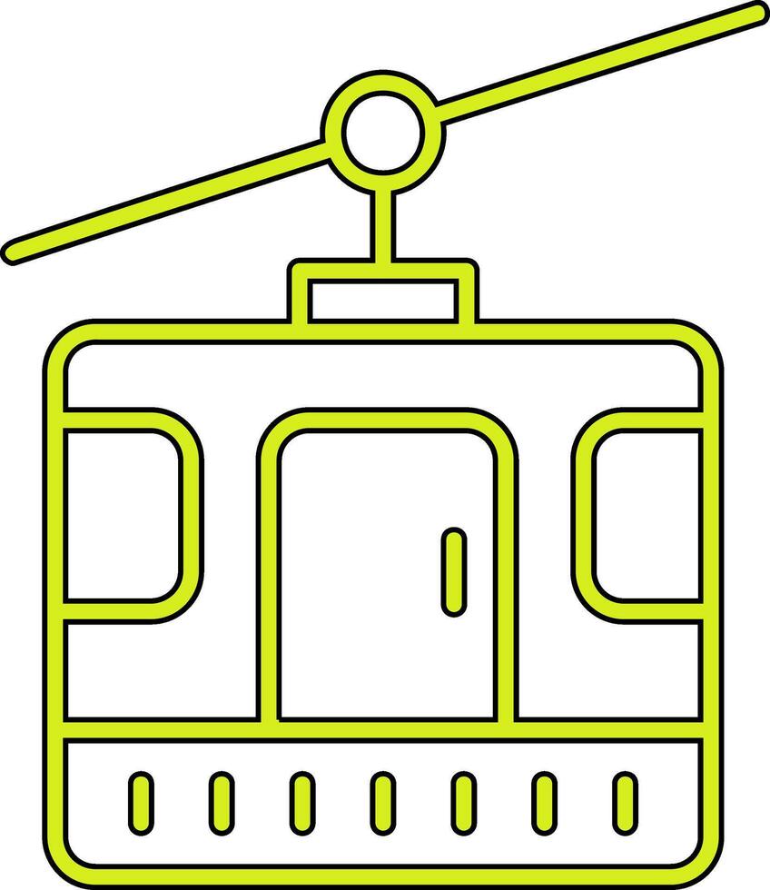 Symbol für den Vektor der Seilbahnkabine