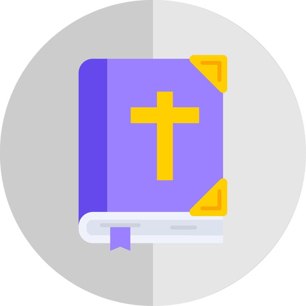bibel platt skala ikon vektor