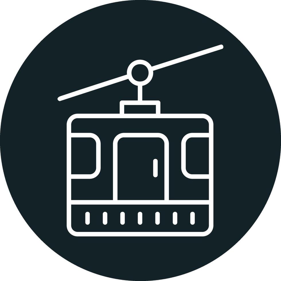 Symbol für den Vektor der Seilbahnkabine