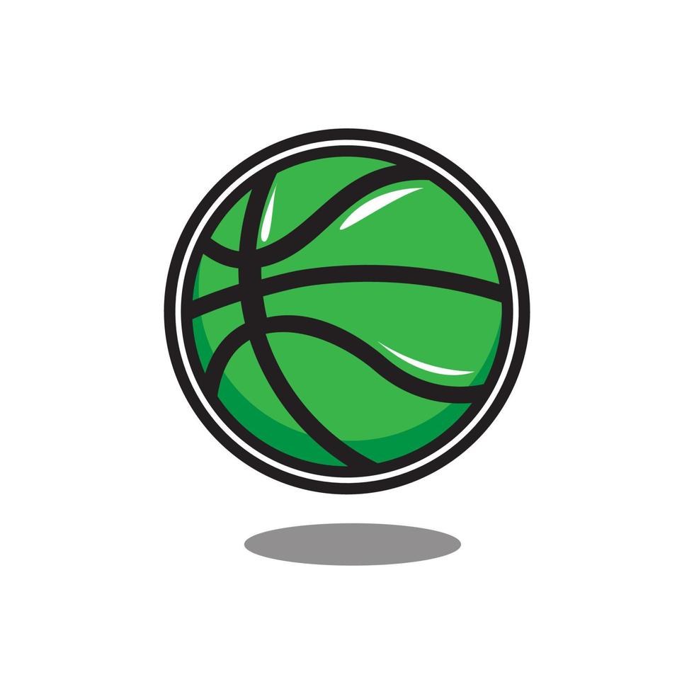 Basketball-Symbol-Vektor-Illustration, Basketball-Grafik vektor