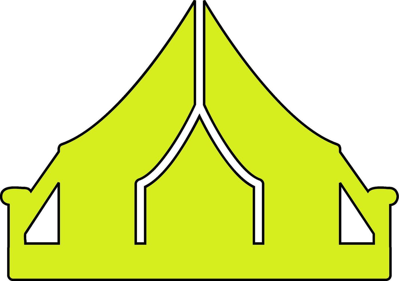 Camping Zelt Vektor Symbol