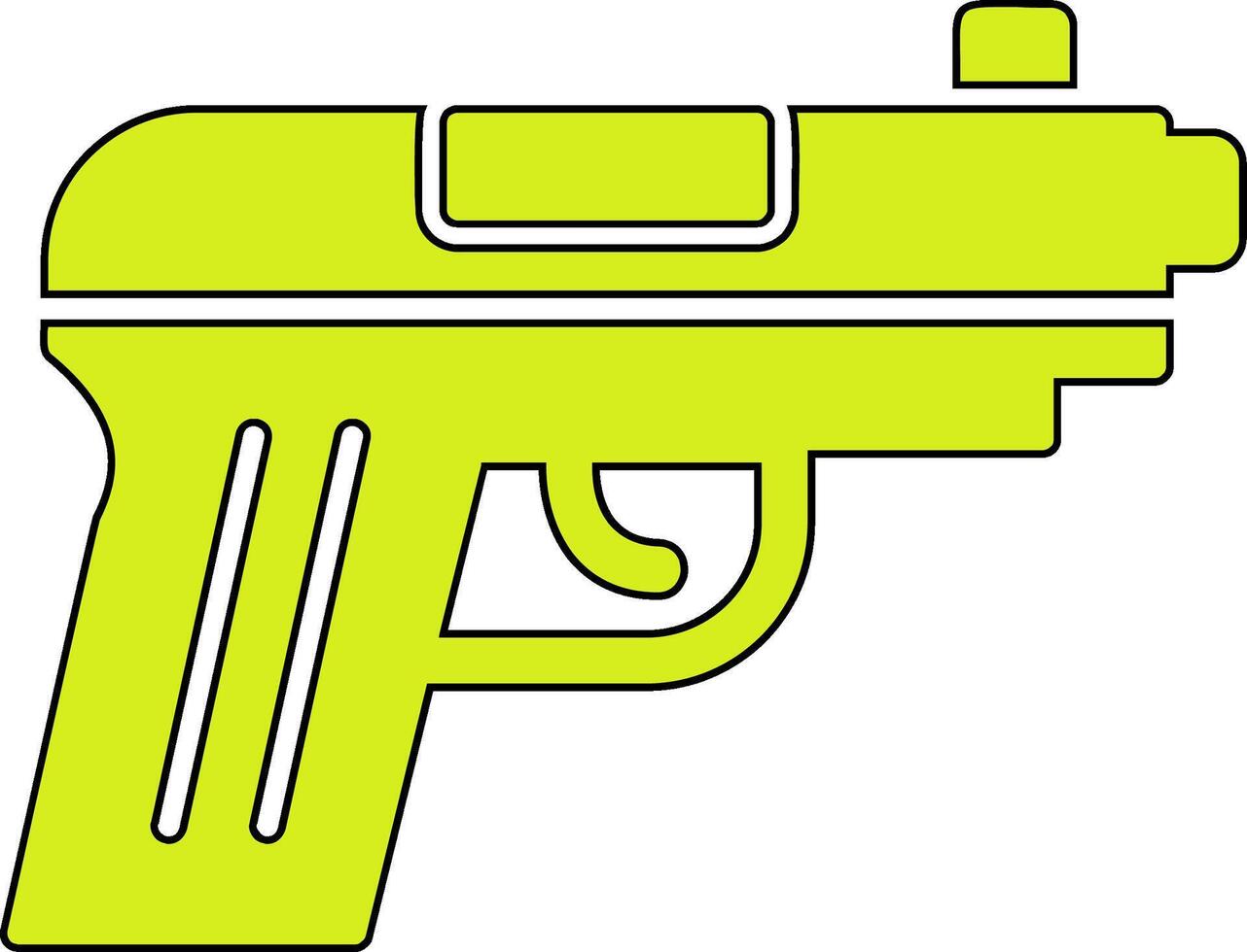 Pistole Gewehr Vektor Symbol