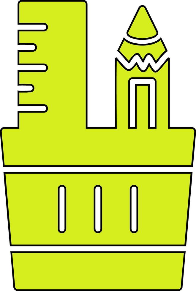 Schreibwaren-Vektor-Symbol vektor