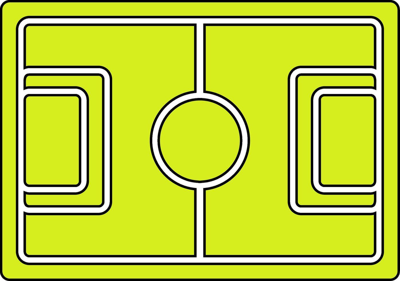 Fußball Boden Vektor Symbol