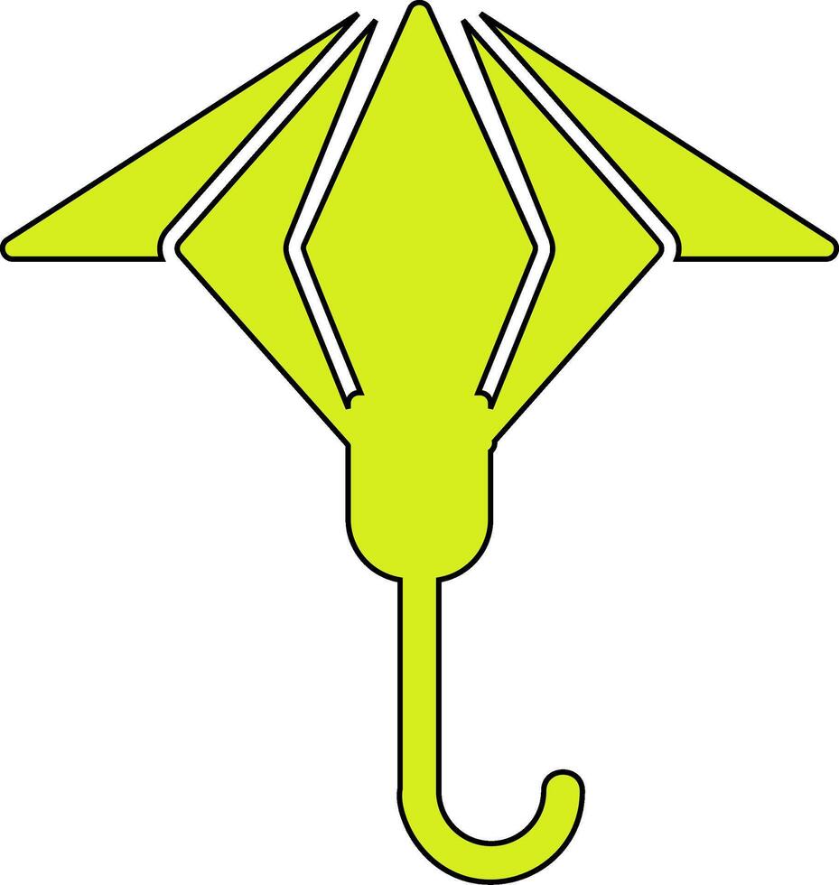 Regenschirm-Vektor-Symbol vektor