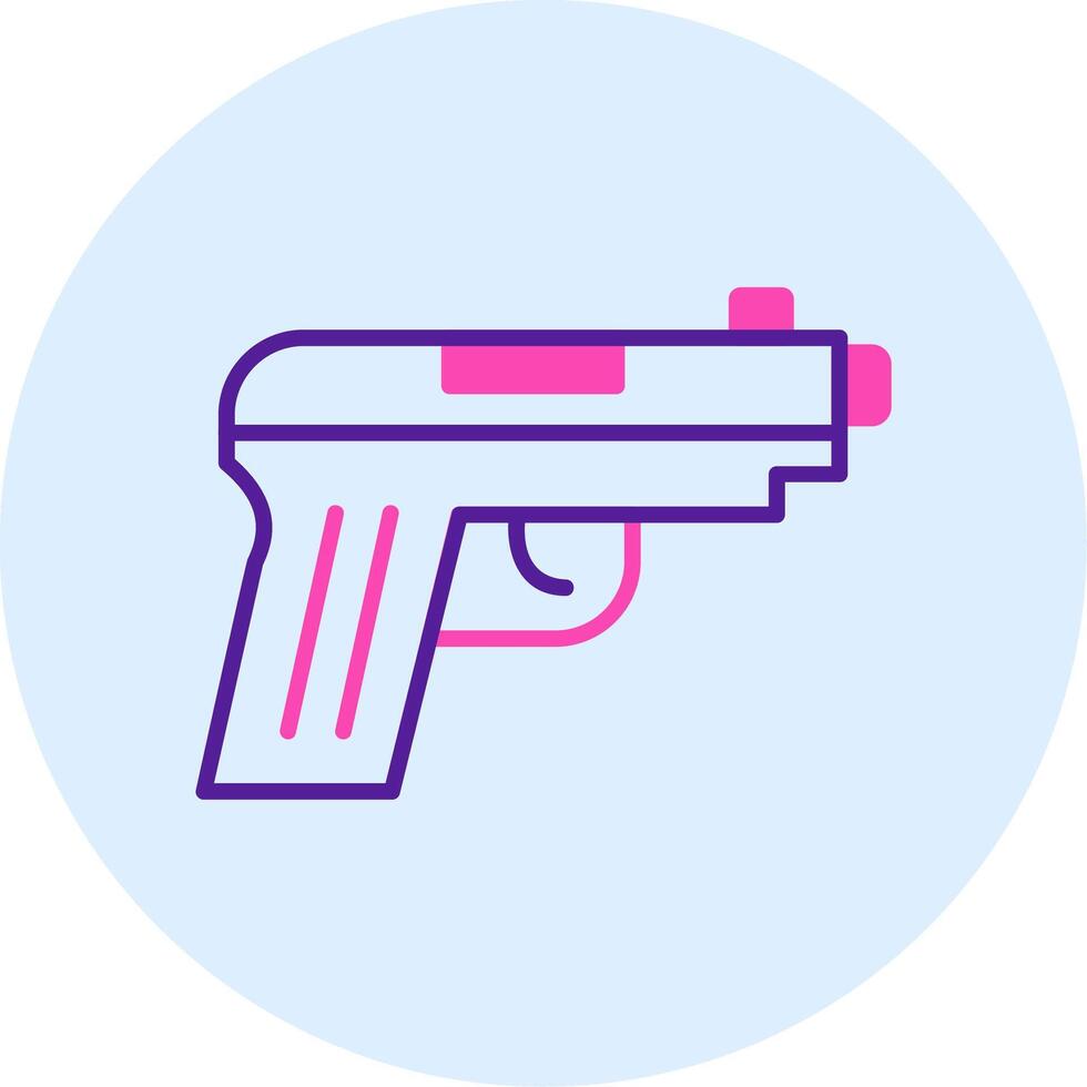 Pistole Gewehr Vektor Symbol
