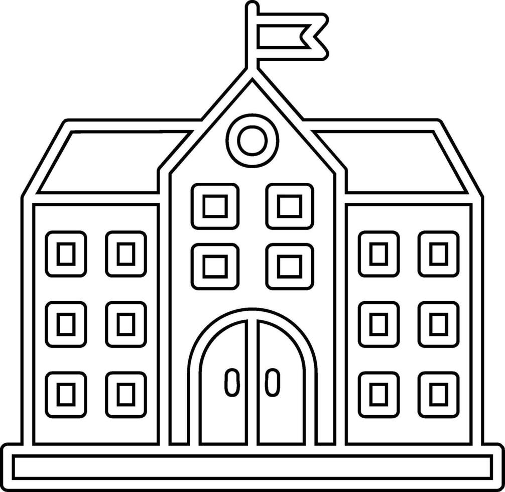 Universität Gebäude Vektor Symbol