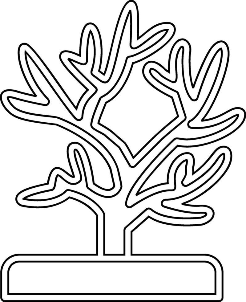 korall vektor ikon
