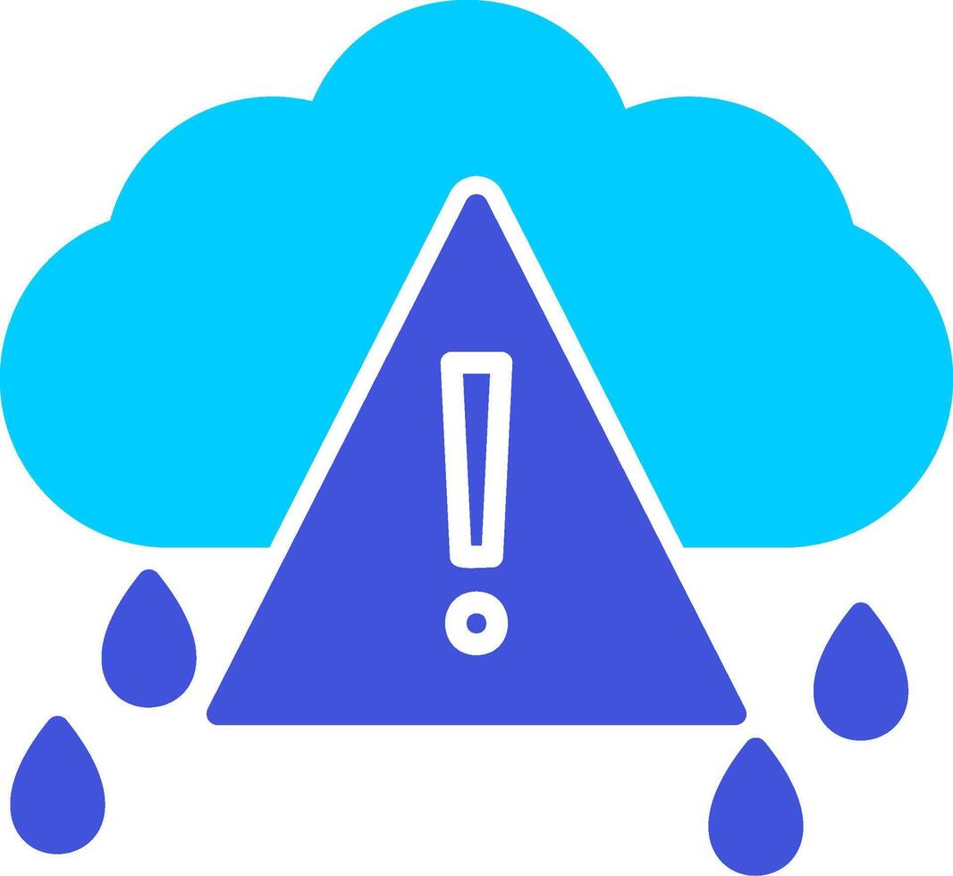 Wetter warnen Vektor Symbol