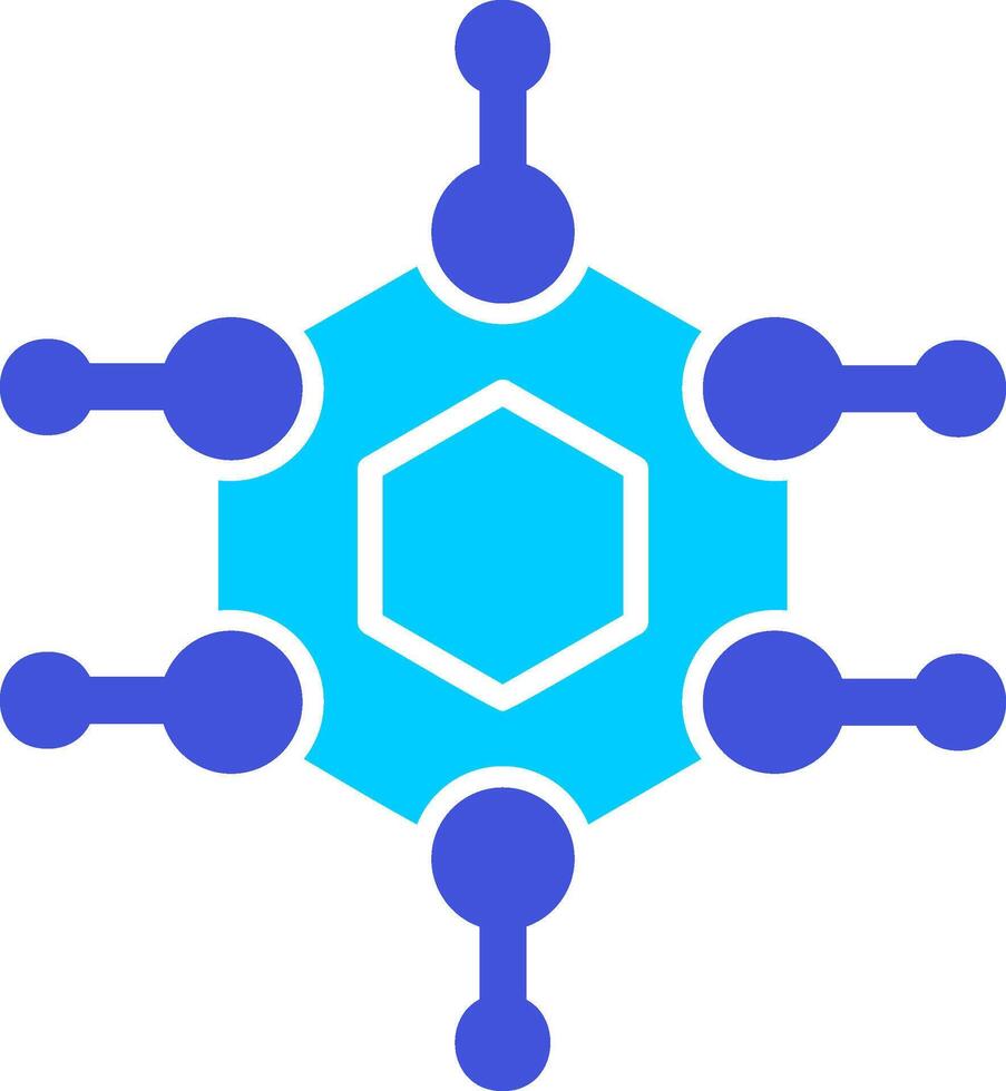 Nanotechnologie Vektor Symbol