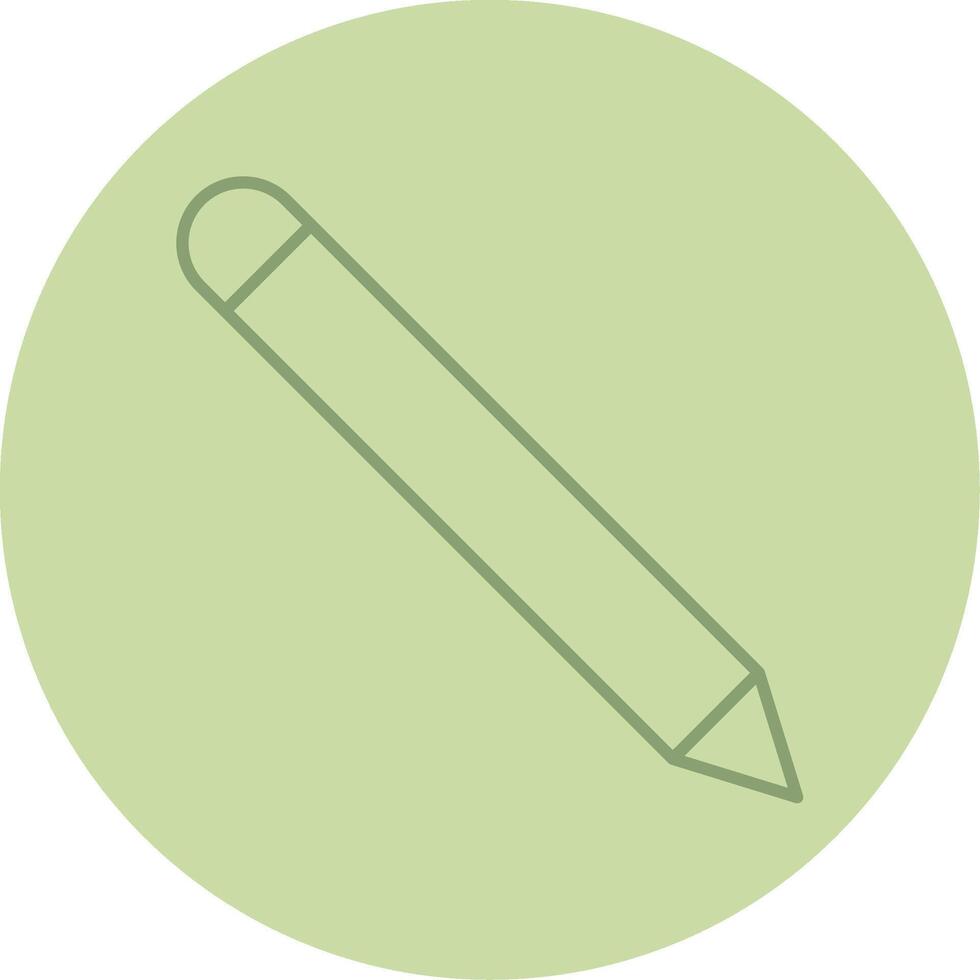 penna linje cirkel Flerfärgad ikon vektor