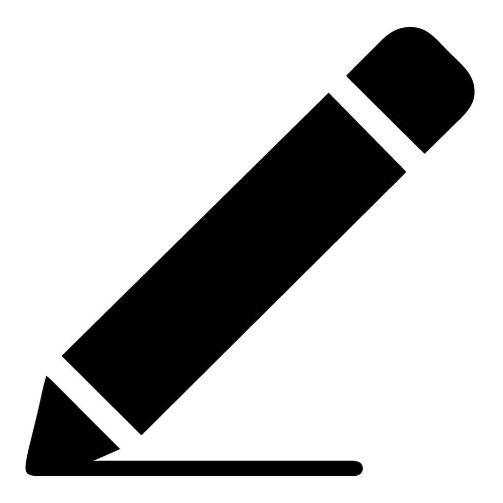 penna ikon i trendig platt stil, penna vektor ikon