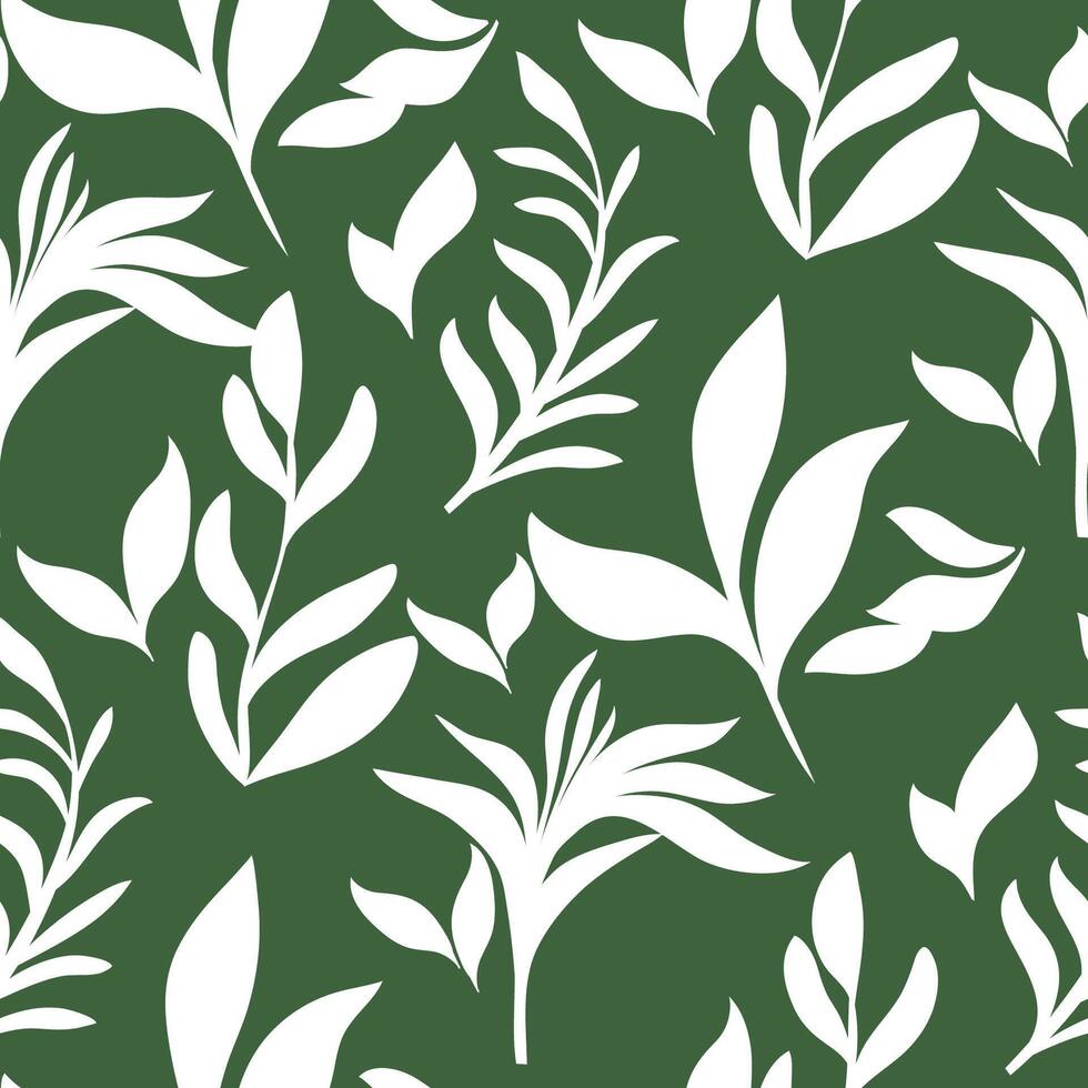 hand dra botanisk sömlös mönster. enkel platt modern teckning. blommig samling för textil- ,papper slå in och mode design. vår botanisk skriva ut. vektor illustration.