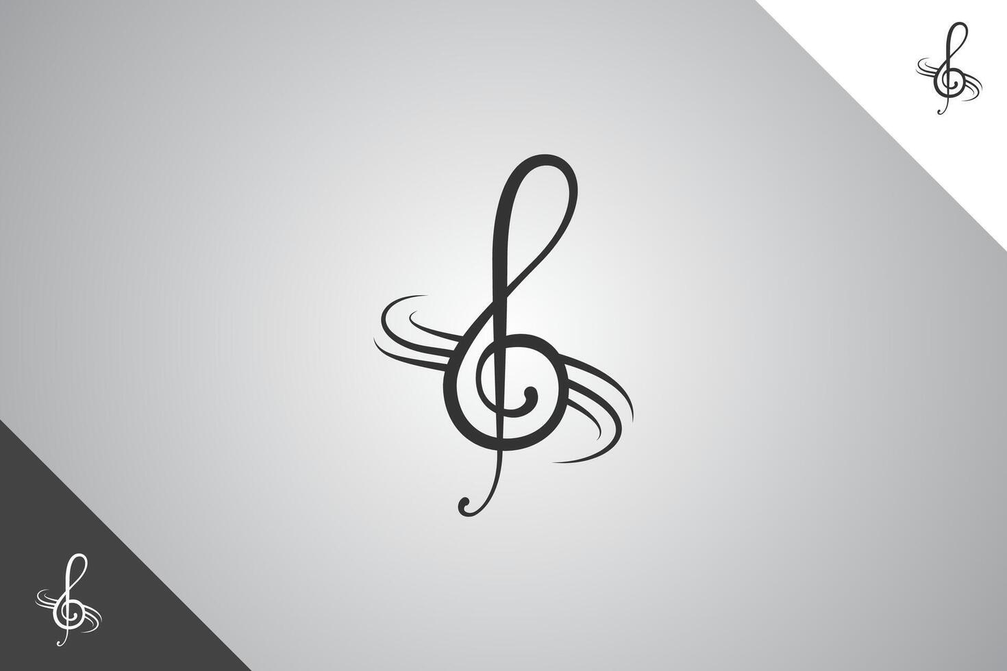 Musik- Anmerkungen Logo. minimal und modern Logotyp. perfekt Logo zum Geschäft verbunden zu Band, Musiker und Sänger Industrie. isoliert Hintergrund. Vektor eps 10.