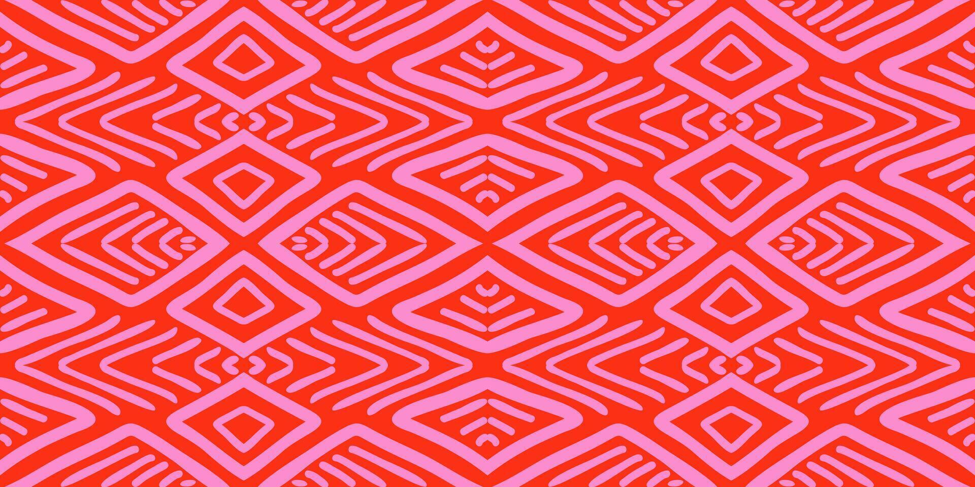 hand dragen batik mönster sömlös. geometrisk sparre abstrakt illustration, tapet. stam- etnisk vektor textur. aztec stil. folk broderi. indian, skandinaviska, afrikansk matta, bricka.