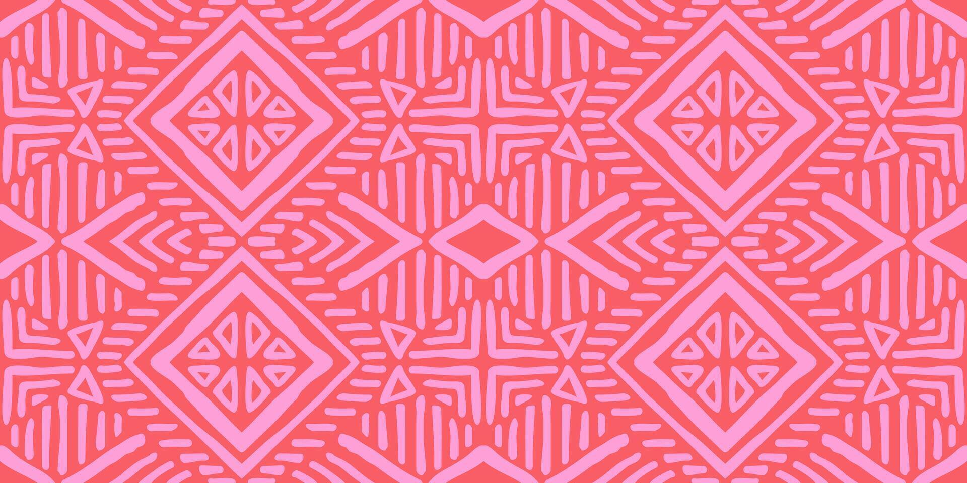 Hand gezeichnet Batik Muster nahtlos. geometrisch Chevron abstrakt Illustration, Hintergrund. Stammes- ethnisch Vektor Textur. aztekisch Stil. Volk Stickerei. indisch, skandinavisch, afrikanisch Teppich, Fliese.