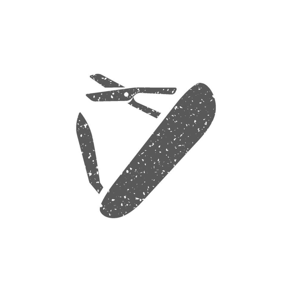 multi Werkzeug Symbol im Grunge Textur Vektor Illustration