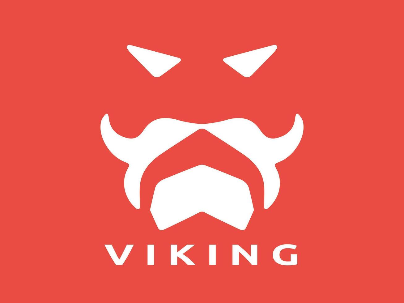 viking logotyp design vektor mall. mänsklig viking logotyp design ikon symbol vektor illustration.
