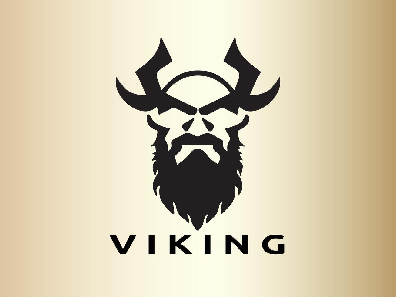 viking logotyp design vektor mall. mänsklig viking logotyp design ikon symbol vektor illustration.