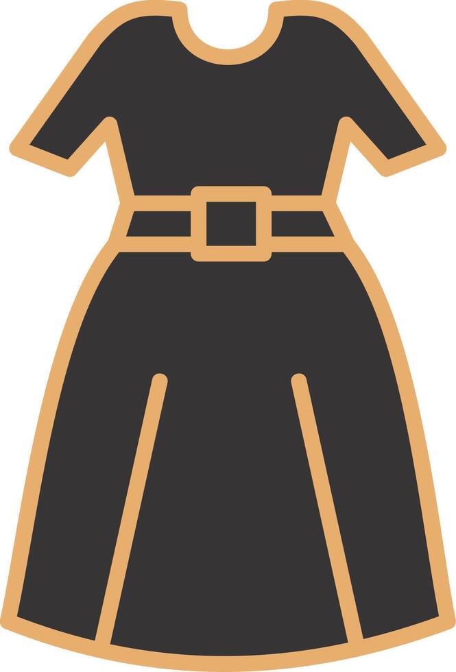 Kleid-Vektor-Symbol vektor