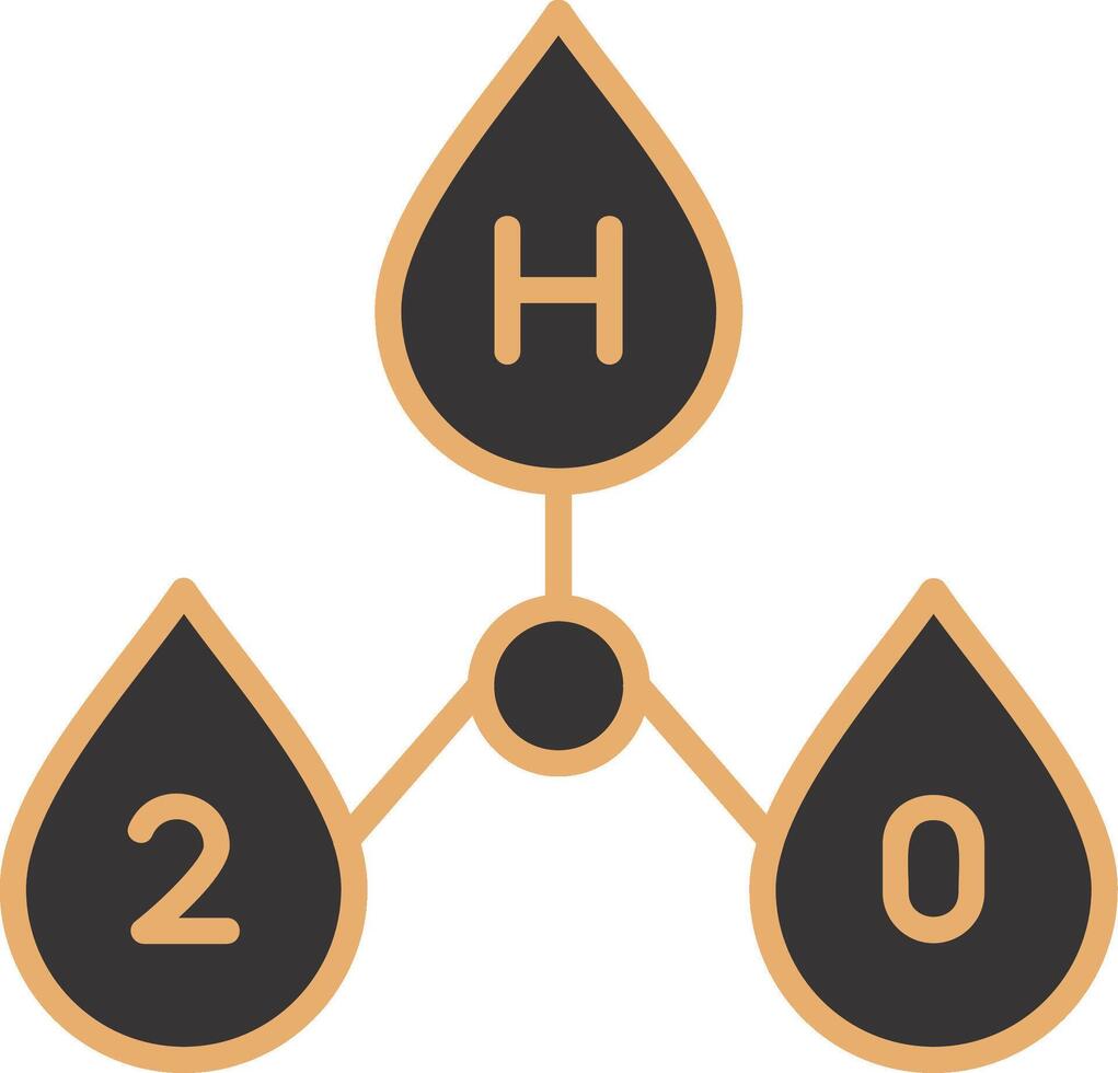 h2o-Vektorsymbol vektor