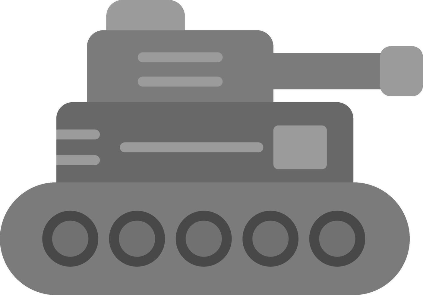 Militärpanzer-Vektorsymbol vektor