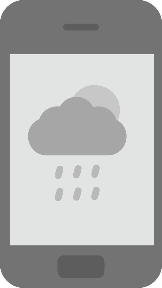 Wetter-App-Vektorsymbol vektor