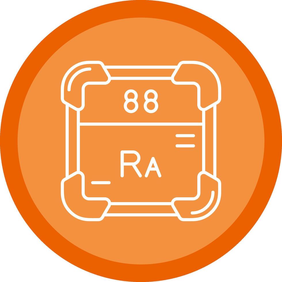 Radium eben Kreis Mehrfarbig Design Symbol vektor