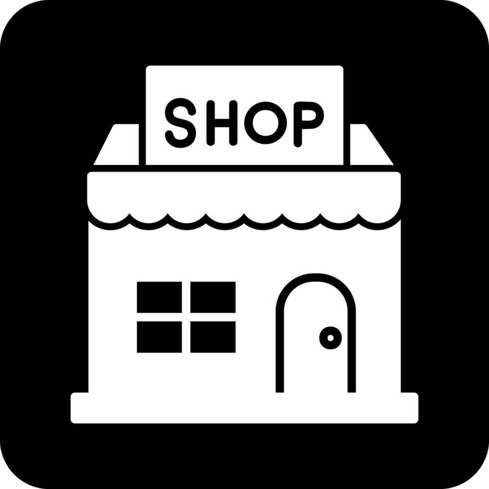 Shop-Vektor-Symbol vektor