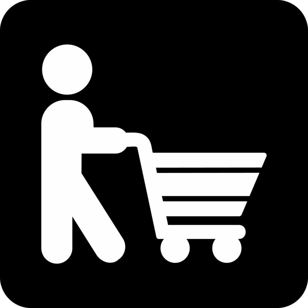 Shopping-Vektor-Symbol vektor