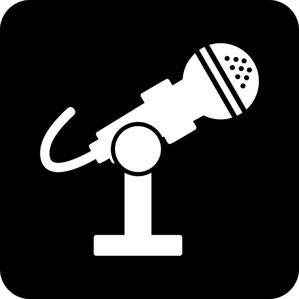 Mikrofon Stand Vektor Symbol