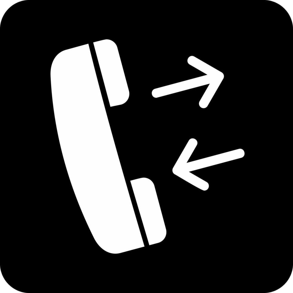 telefonsamtal vektor ikon