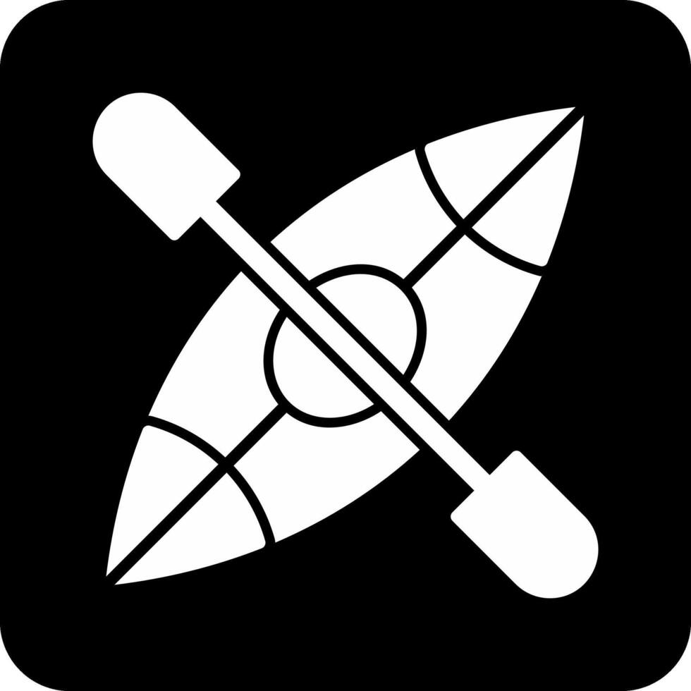 kajak båt vektor ikon
