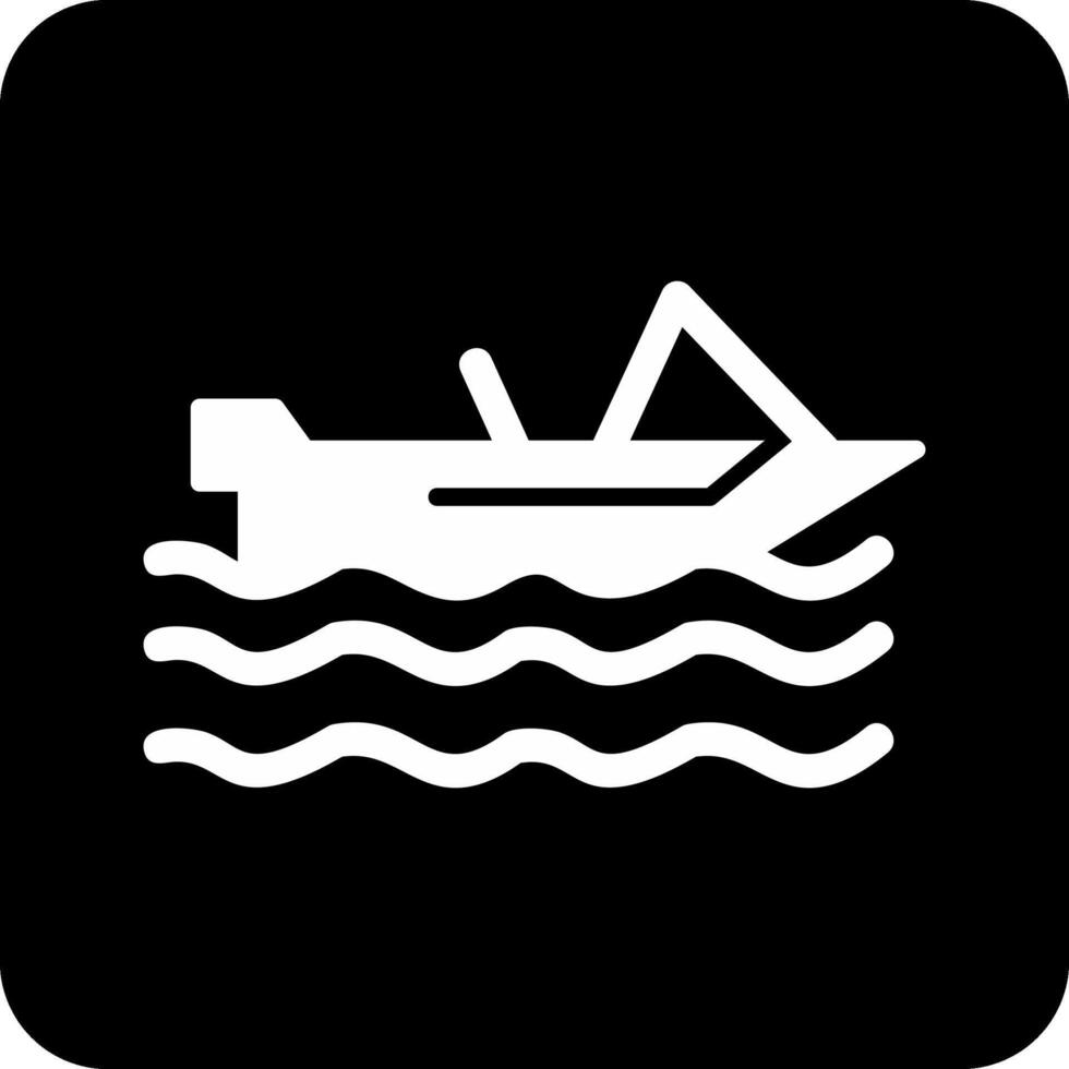 Motorboot Vektor Symbol