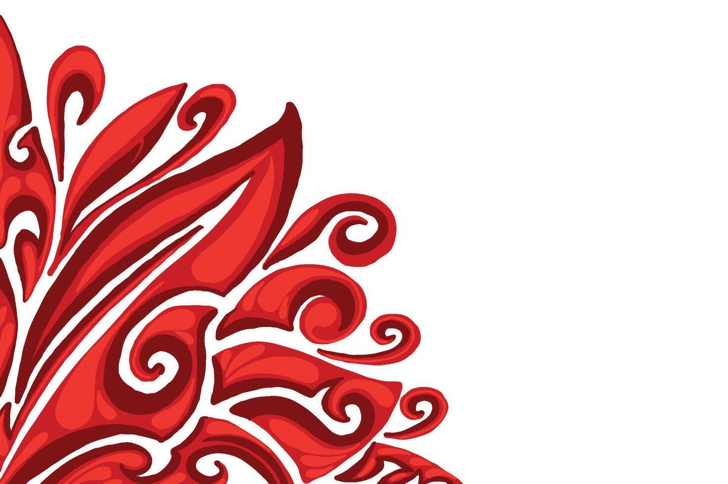 röd klädsel ram gräns vektor för dekoration design
