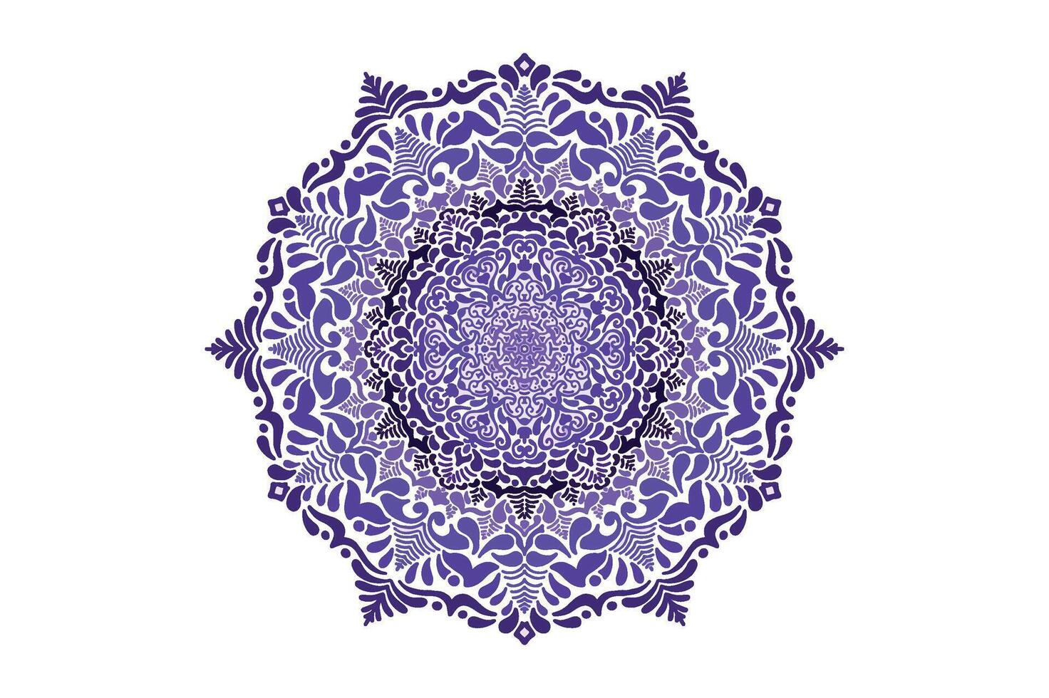 bunt Mandala Ornament Vektor