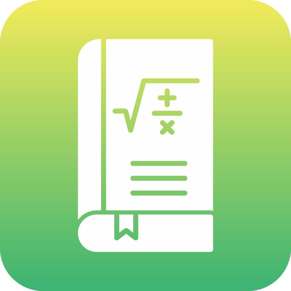 Mathe Buch Vektor Symbol