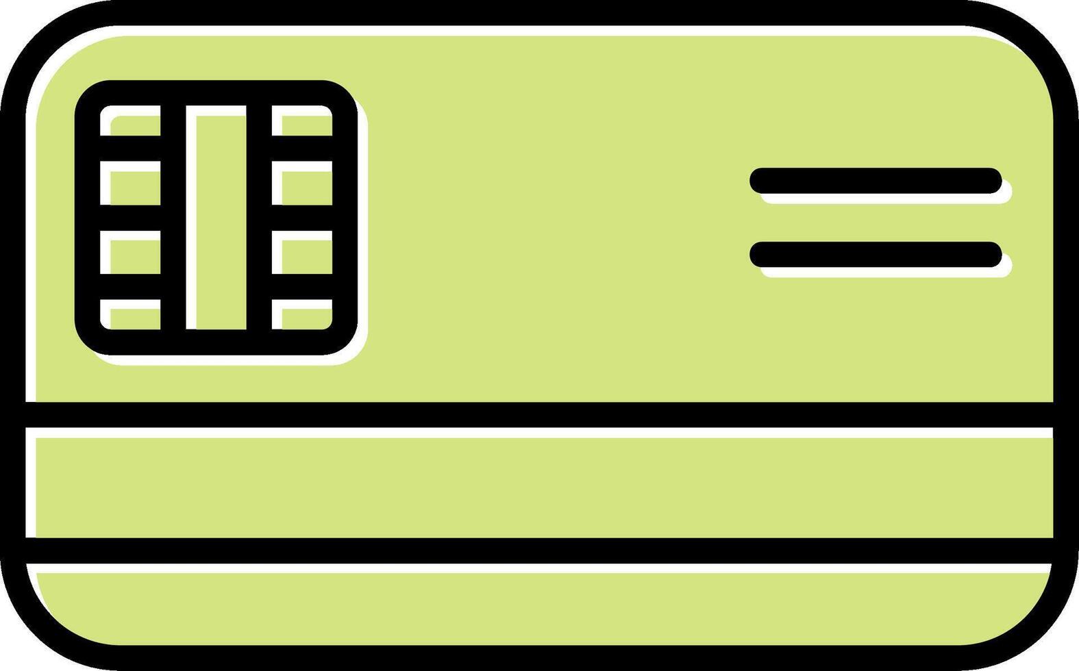 Kreditkartenvektorsymbol vektor